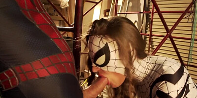 Spider-Girl Dani Daniels is fucked by Spider-Man Xander Corvus