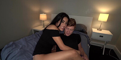 Cuckold hubby watches and records his wife's anal