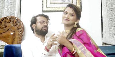 Amateur Indian couple are starting things slowly at first