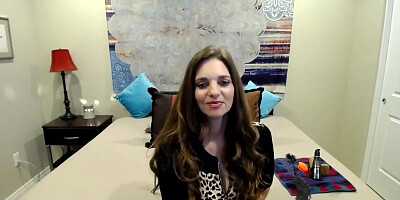 Big-boobied model exposes sweet pussy and big jugs on camera