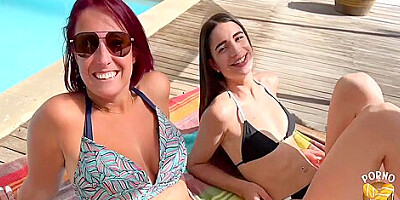 Vanessa, Coquine Avec Candie Avant Un Trio 15 Min