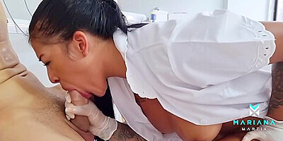 Horny Dentist Fucks Her Patient - Mariana Martix