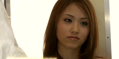 Cock sucking Iori Mizuki bends for a big black cock