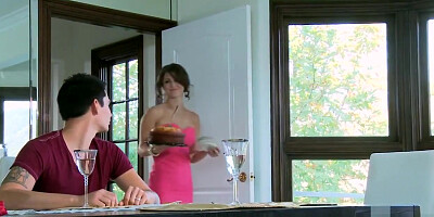 Brazzers - Step dad Keiran Lee fucks Step sons gf, Jenni Lee