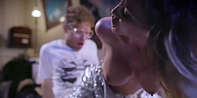 Has A Forbidden Sex Session With Her Stepson - Cherie Deville