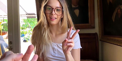 Playing Secret Game With Little Step Sister - Molly Little Alex Adams