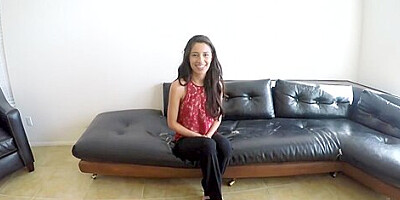 Adorable Skinny Latina Banged Hard In Pov In An Interview