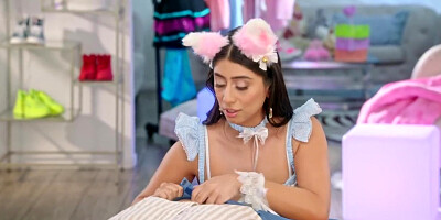 Violet Myers In Anime-loving First Anal Tushy Debut