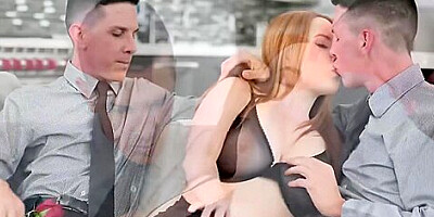 Thicc White Redhead Burns Candle On Both Ends