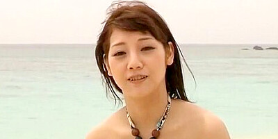 Horny Japanese model Rei Mizuna in Exotic teens 18+, Beach JAV clip