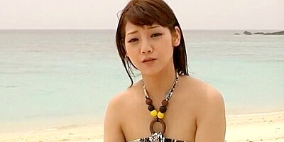 Horny Japanese model Rei Mizuna in Exotic teens 18+, Beach JAV clip
