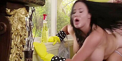 Stepmom Sybil Stallones Spring Cleaning