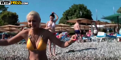 Wild Vacation Sex In Turkey: Day 2 - Amateur Holiday Sex With One Chick And Three Guys - Aspen Richardsen And Anabell Bella