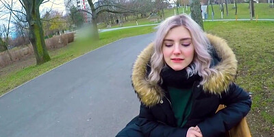 Adam Ocelot And Eva Elfie - I Gave A Fan Blowjob In Public