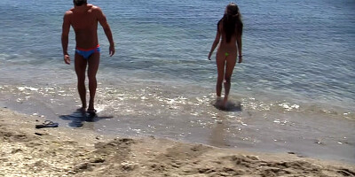 Agnessa & Carol Vega & Leila in nude students 18+ having hardcore sex in nature