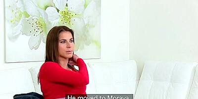 First Lesbian Orgasms During Porn Casting