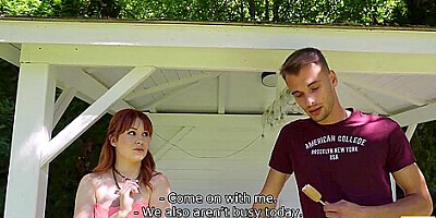 Kaira Love - Dainty Kairas Red Head Dirt