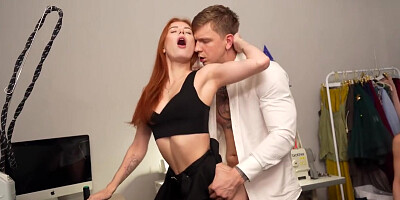 The Pervert Brought His Sex Doll Into The Atelier And Fucked Us Both