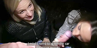 Bianca Ferrero - Hot Public Sex Scene With And Her Friend