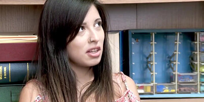 teen 18+ Caught Swapping Prices On Merchandis - Jasmine Gomez