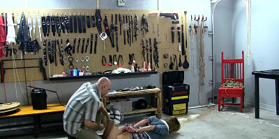 Babysitter Taught a Hard Lesson in Bondage