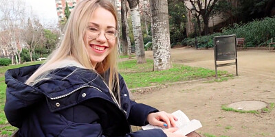 Blonde In Pantyhose Fucks In Public Pov