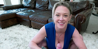 Madame misses cock in mouth and twat so she is scored by stepson