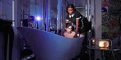 Ria Sunn, Anna De Ville And Marco Bull In Sophisticated Ria And Annas Stockings Movie