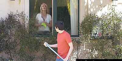 Lonely Stepmom Rachael Cavalli Teases Her Stepson With Her Huge Breasts! Cum On Tits! - Teaser Video