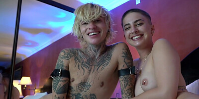 Curvy Les Pussylicking Masc Dyke In This Kinky Couple