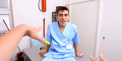 The Sexy Nurse Gets A Glory Hole Ass Fuck With Angel Wicky