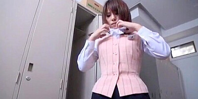 Hottest Japanese whore Kotone Amamiya, Fuuka Minase in Best Solo Female, Changing Room JAV video