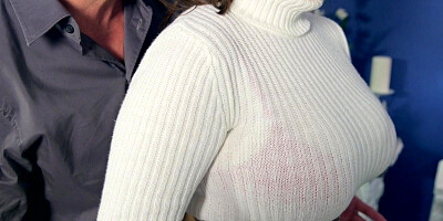 Creampie For A Busty Sweater Girl