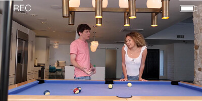 Allie Addison Billiards With Stepbro Uhd