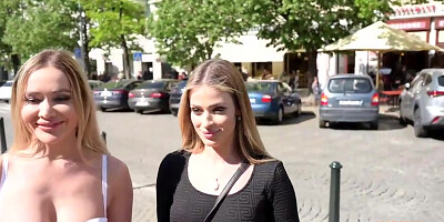 Ria Sunn, Venera Maxima - Slutty Blondes Ria Sunn And Venera Maxima Enjoy Lesbian Sex Session