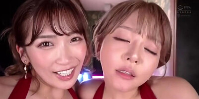 Waaa-353 Well Make You Cum And Get Excited Sweet And Sadistic Reverse 3p Masturbation Support! W Whispering In The Ear And Provoking Rush To The Breasts! [asmr Subjective That Will Melt Your Brain] Mao Hamasaki, Waka Misono