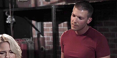 Natural Tits Milf Gets Facial From Kinky Stepson - Lisey Sweet