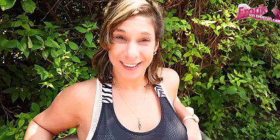 German Street teen 18+ slut picked up for amateur POV sex