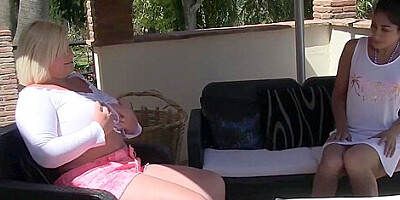 Busty Granny Lacey Starr Pussylicking Sweet Babe