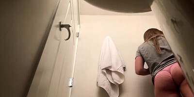STUNNING 18 year old under sink for shower