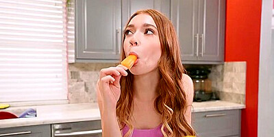 Jessica Marie - Stepsister Teen 18+ Really Needed Something To Suck On Apparently