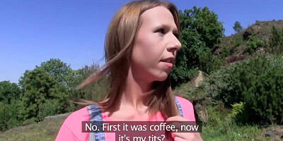 Long Haired Babe Made Love Outside 1