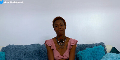 Ethiopian Whore Deepthroats White Rod