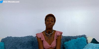 Ethiopian Whore Deepthroats White Rod