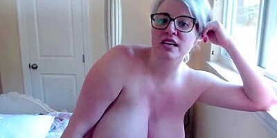 Gorgeous Milf With Giant Jugs Solo Masturbation