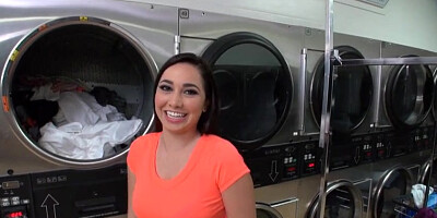Busty Karlee Grey nailed in laundry room