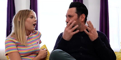 Stepdaddy wants to pound his little princess so fucking bad