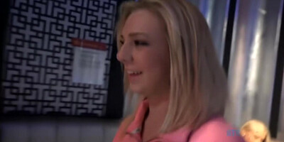 Tiffany Has A Tampon Sting Hanging Out Of Her Pussy. With Tiffany Watson