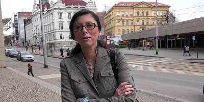 Czech MILF Secretary Pickup up and Fucked