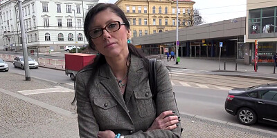 Czech MILF Secretary Pickup up and Fucked